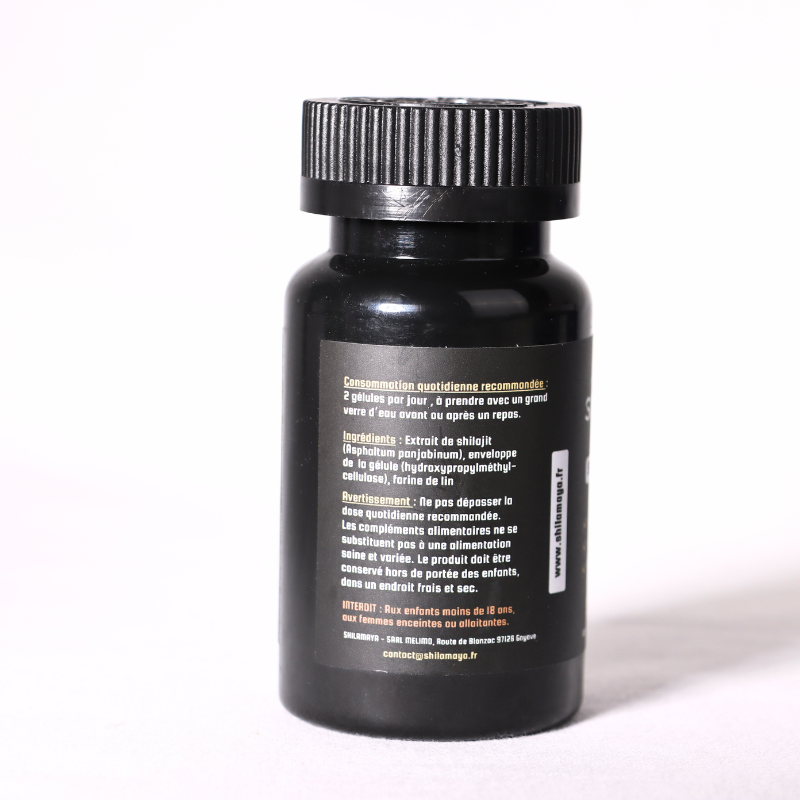 Shilajit Pur d'Himalaya｜Gélules