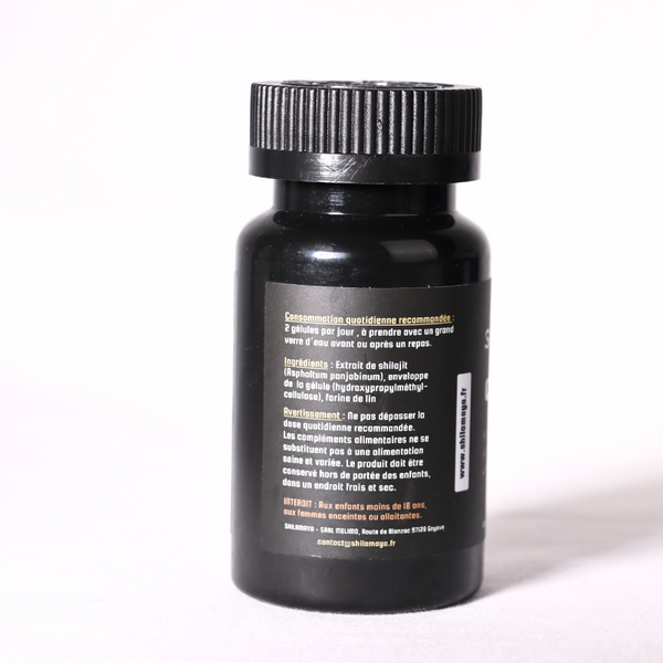Shilajit Pur d'Himalaya｜Gélules