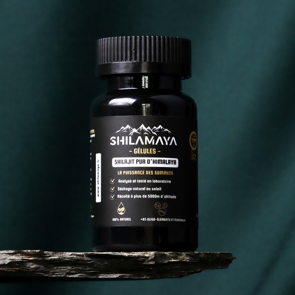Shilajit Pur d'Himalaya｜Gélules
